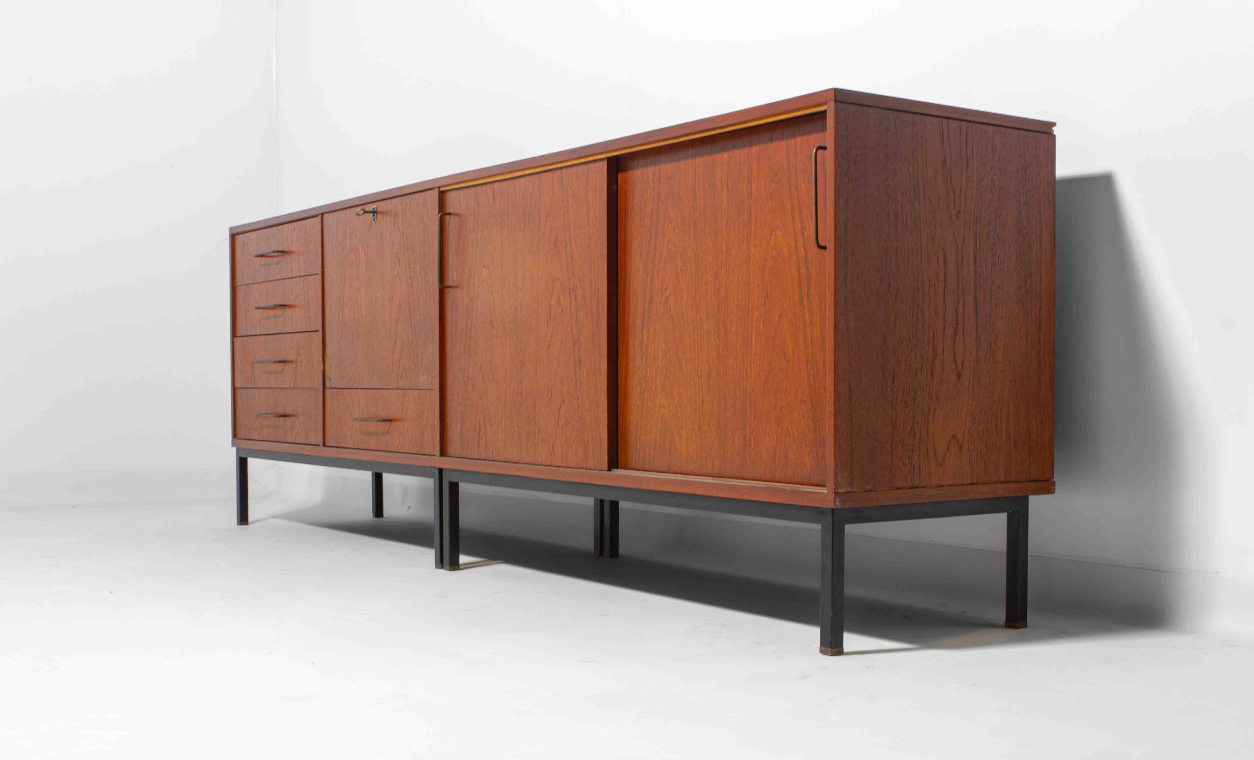 Sideboard in teak by C. Wulput, Belgium 1960s
