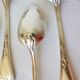 10 silver-plated metal soup spoons, hallmarked 2106225