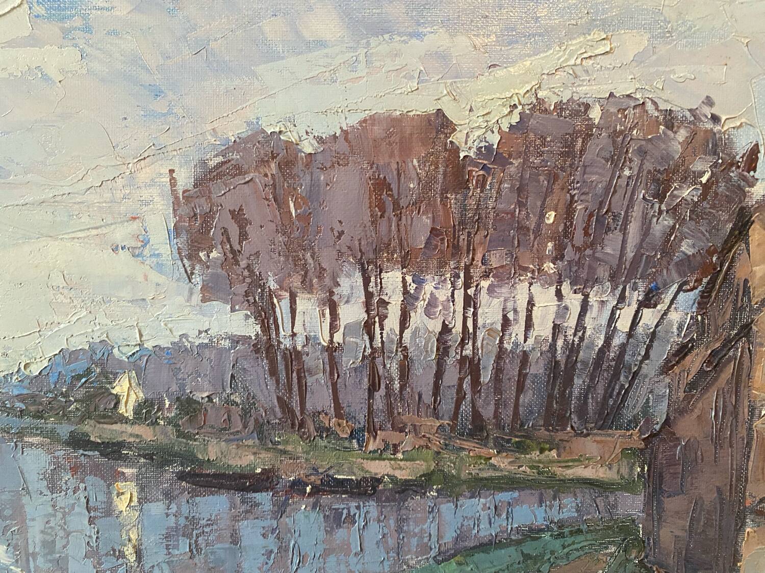 Paysage du val de marne signé