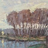 Landscape of the Val de Marne signed
