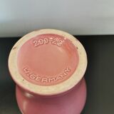 West Germany pink vase