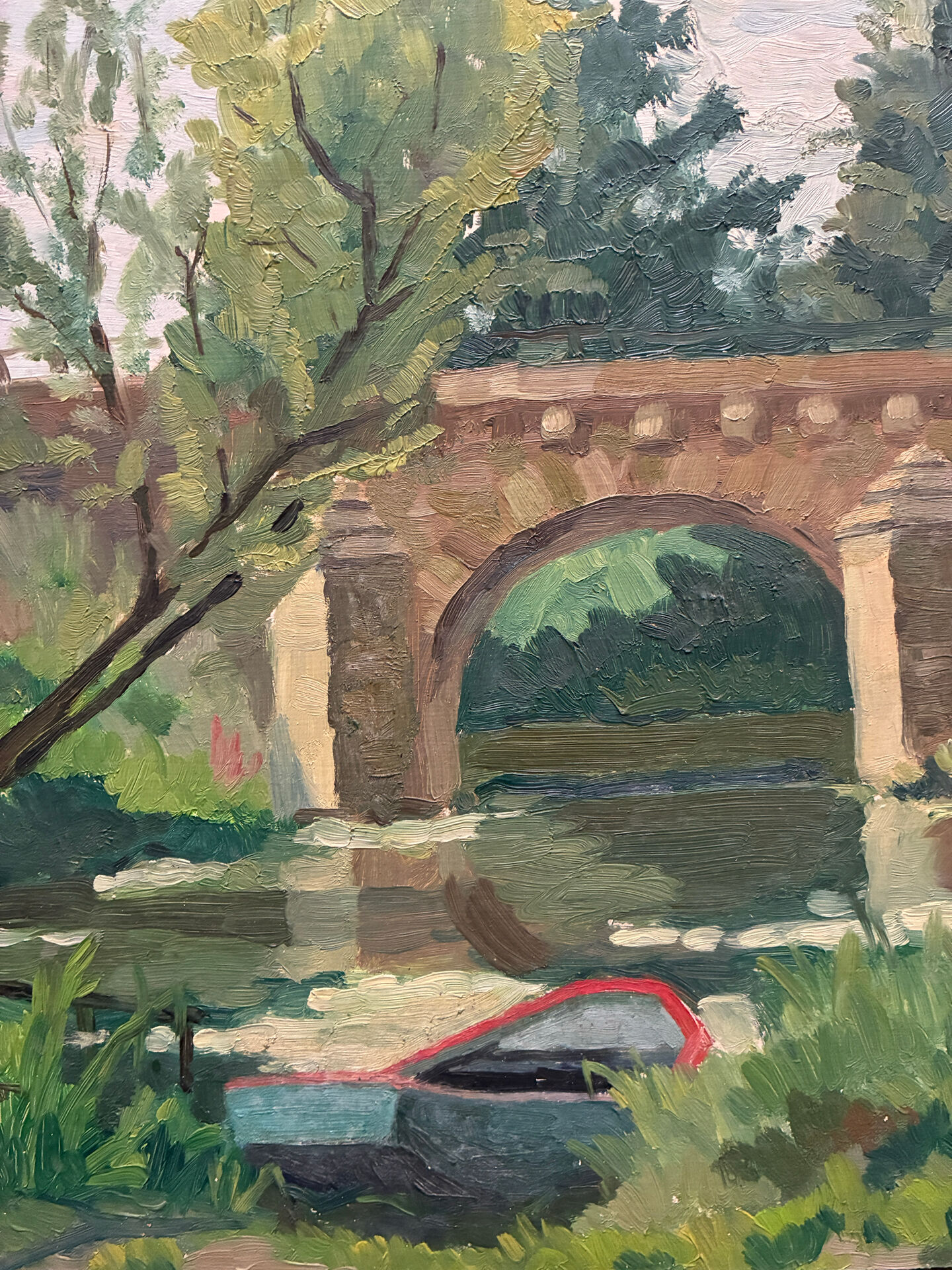 Landscape signed Dupont 20th century