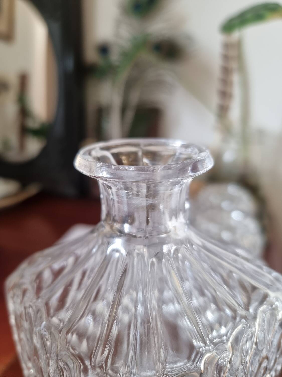Crystal whiskey decanter, 1950