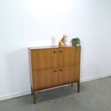 Palissander fineer Palette Möbel kast met 4 vakken en ronde grepen