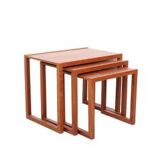 Danish design teak nesting tables, 1970s