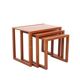 Danish design teak nesting tables, 1970s