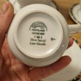 Service a café porcelaine pillivuyt