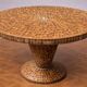 Round table in glazed ceramic mosaic – conical central base