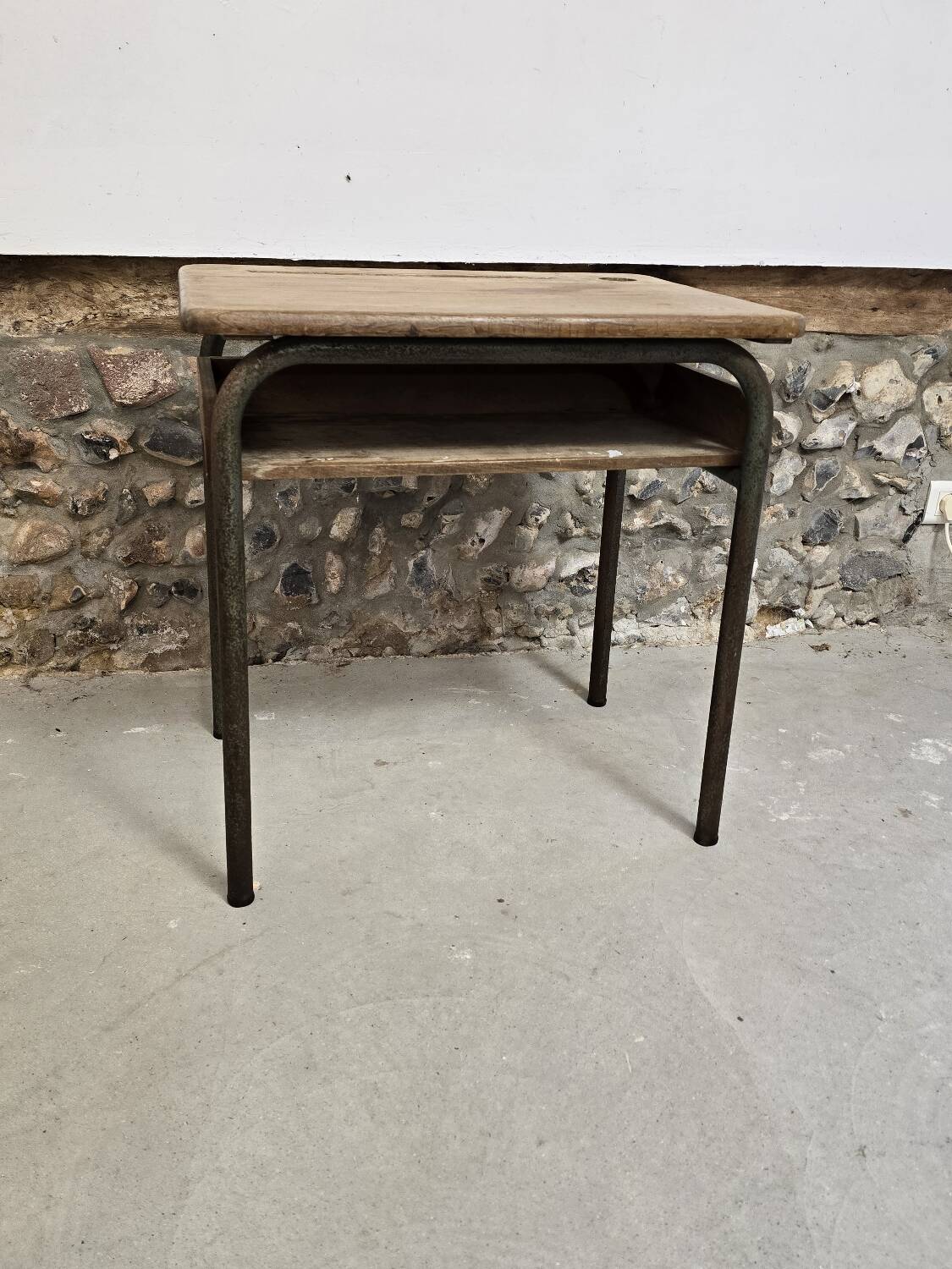 School desk with locker 1960