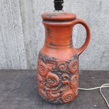 Ceramic floor lamp from the 70 made by Carstens (Germany)