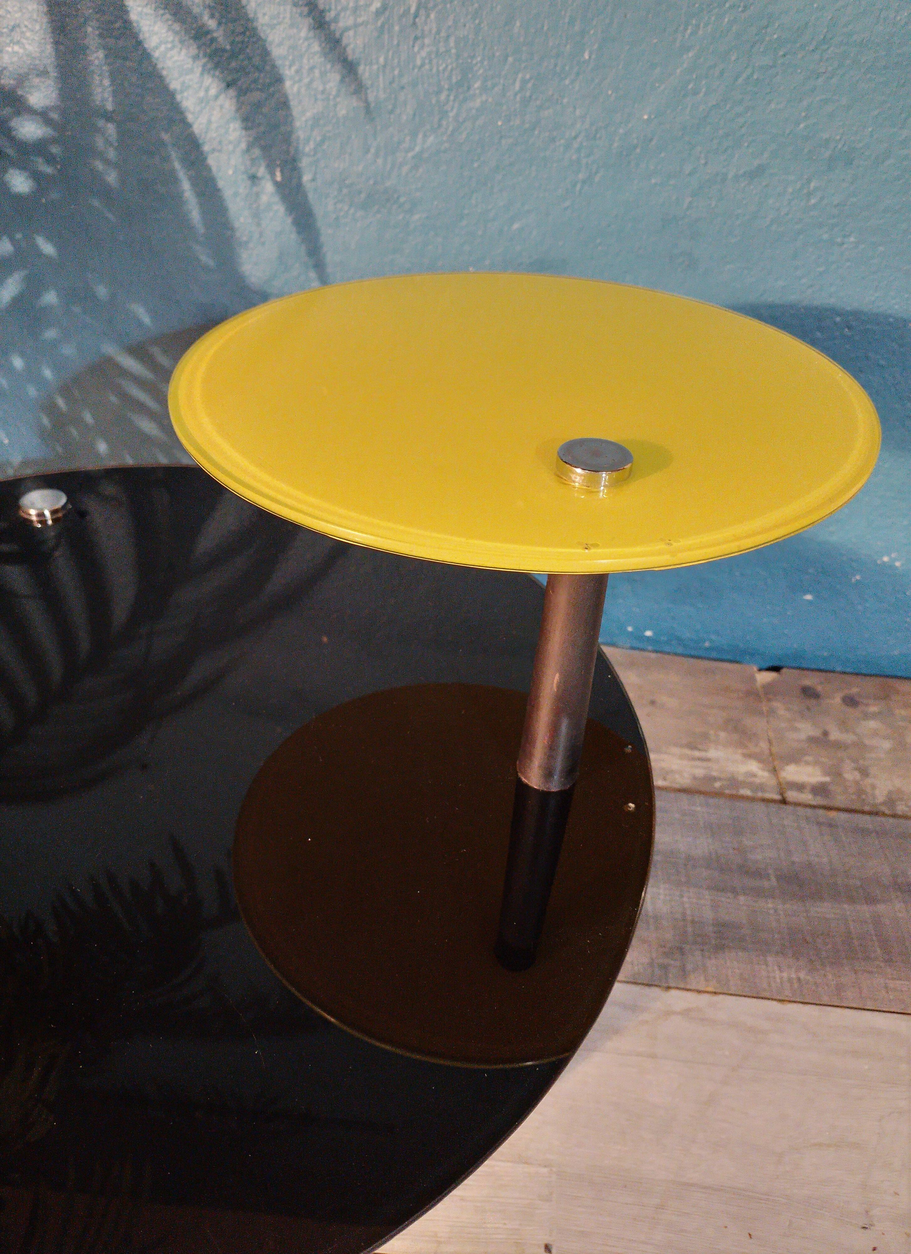 Double tray coffee table 1990s