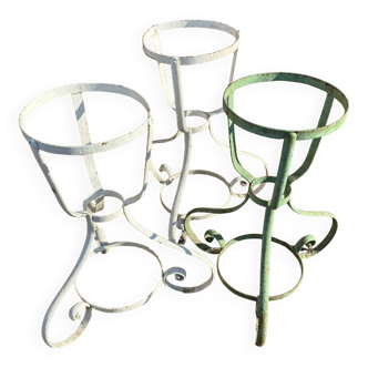 Ensemble de 3 portes plantes/pots