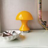 Vintage 80s glass table lamp