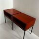 Pair of modernist bedside tables "Horatio" by Kuperus