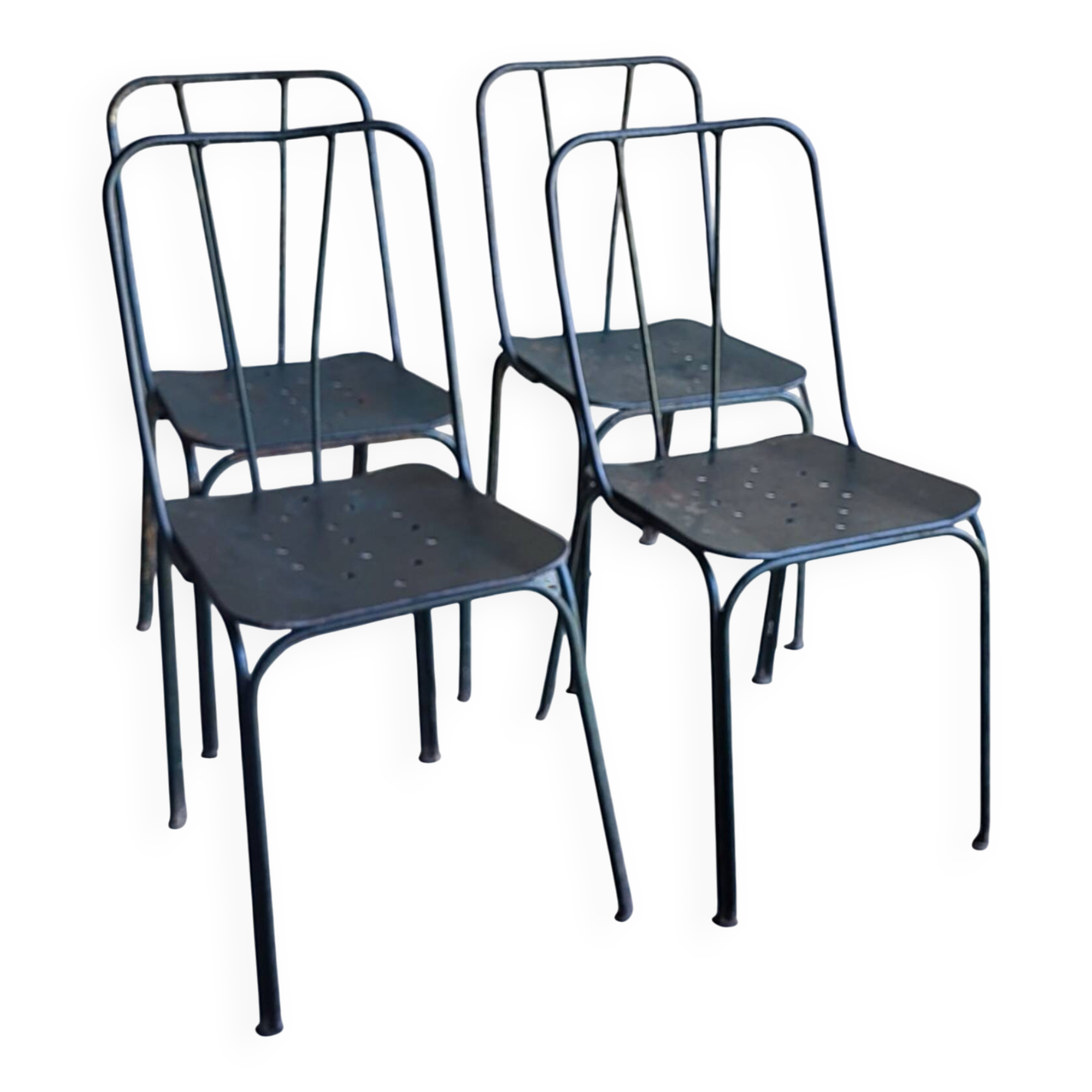 Garden chairs Park and Garden of Paris, 1950s (*4)