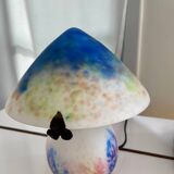 Splendide Lampe Ancienne signée Le Verre Français par la maison Schneider