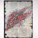 Bernard Quentin The Passage of Time hand-tufted wool art tapestry France 1998