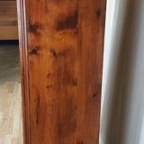 Rustic Wardrobe in Fir with Curtains