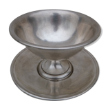 Old Gombault silver-plated cut and plate