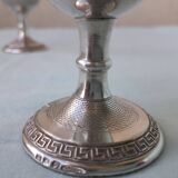 2 silver-plated egg cups