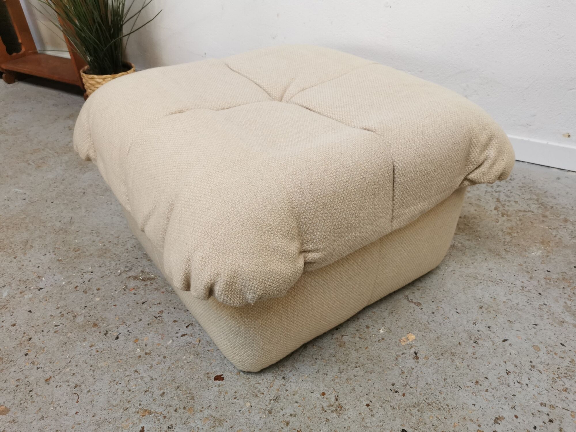 Pouf Gao by Jean Paul Laloy for Cinna vintage design 1970