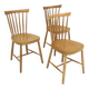 Set of 3 Scandinavian "Pinnstol" chairs, Lammhult Sweden, 1960