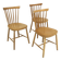 Set of 3 Scandinavian "Pinnstol" chairs, Lammhult Sweden, 1960