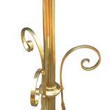 Brass arts and crafts lamppost