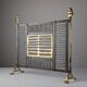 Brass and wrought iron fireplace screen by David Marshall, Spain, 1970s
