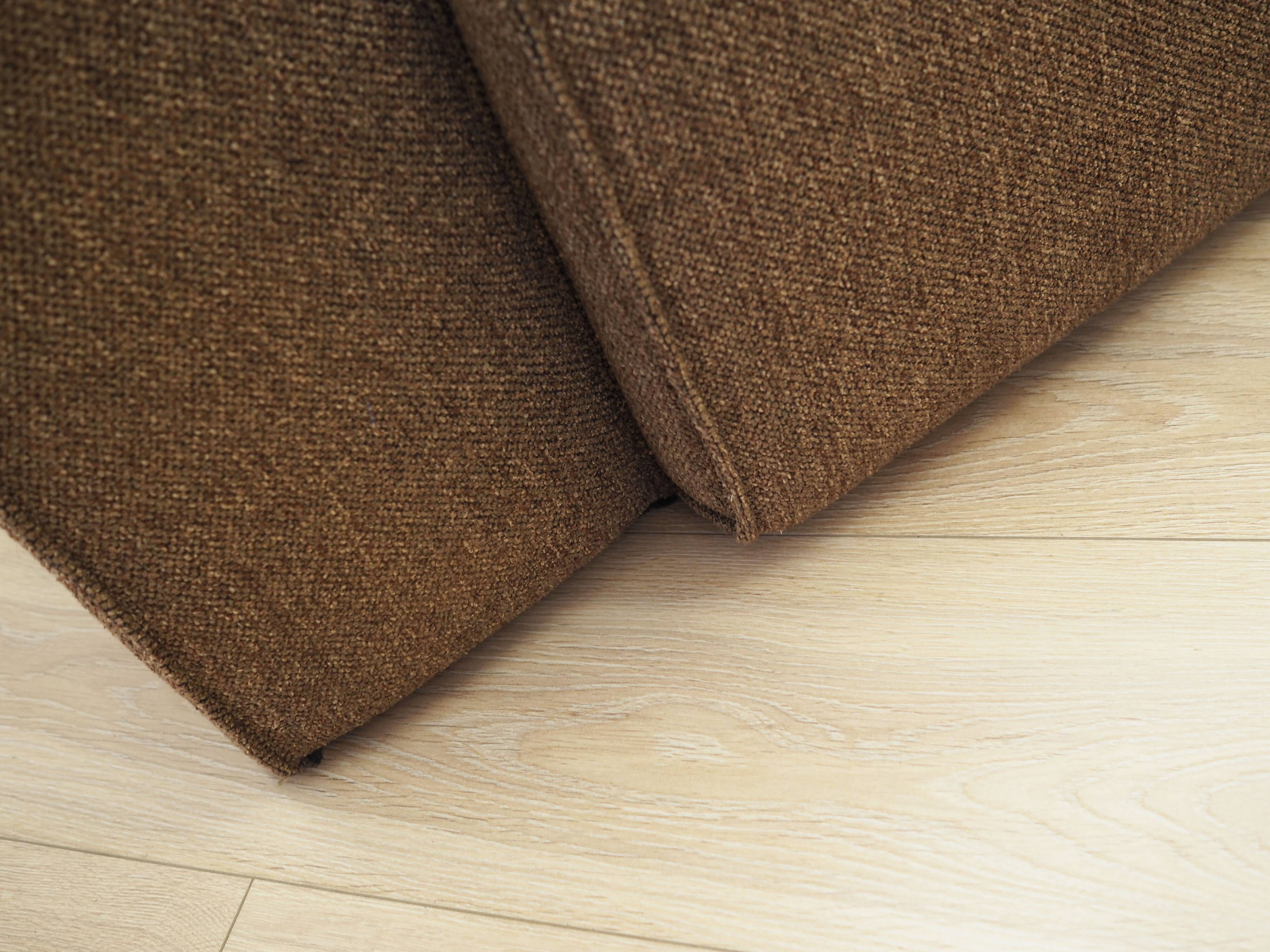 Canapé marron, Danemark années 1980