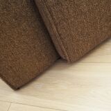 Canapé marron, Danemark années 1980