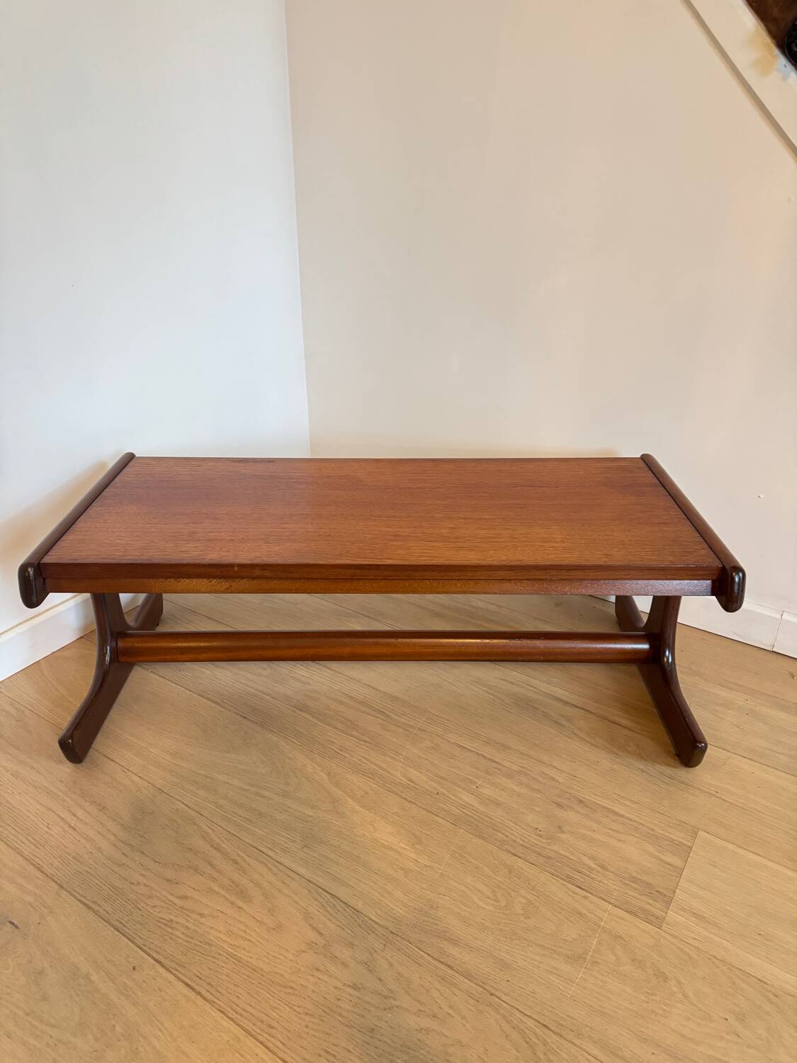 70s teak coffee table