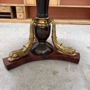 Table en laiton et onyx années 50