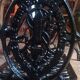 Solid wood and cast iron desk/Singer sewing machine table/entrance console/bathroom furniture