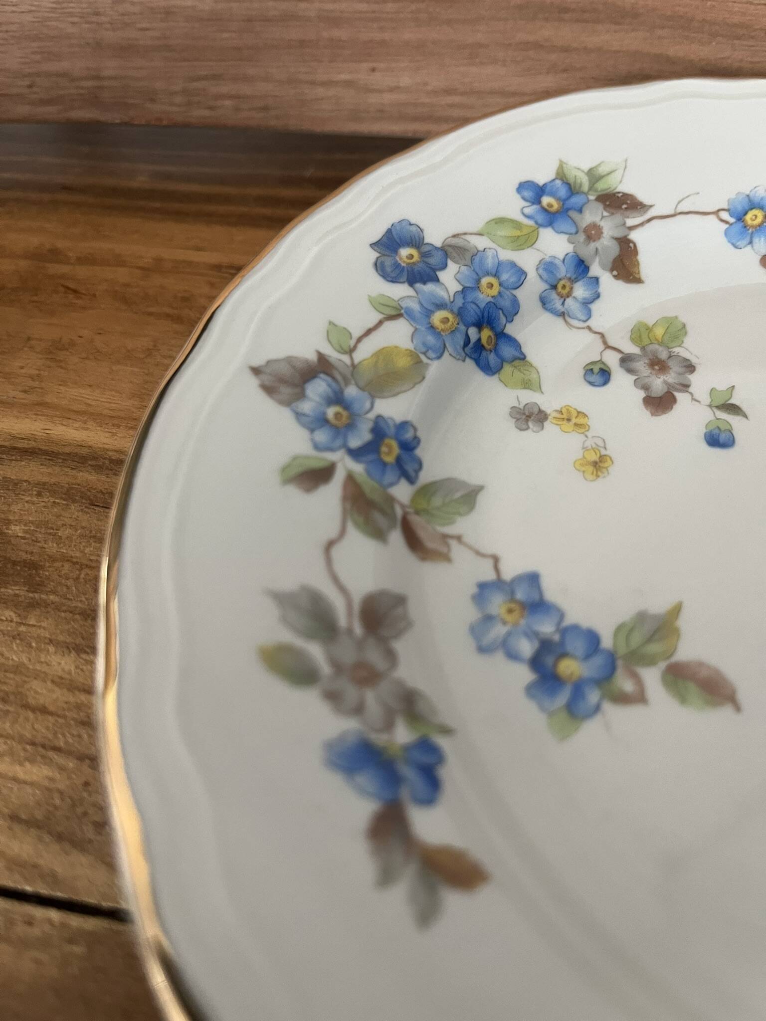 Royal Tognana Dessert Plate Set – Italian Floral Porcelain