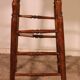 19th-century elm bar stool