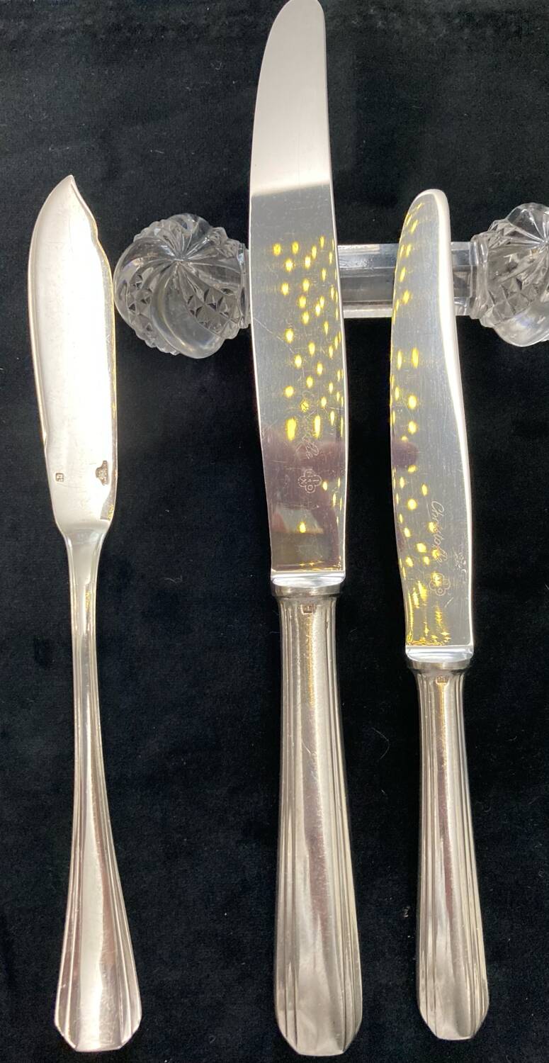 Christofle cutlery set 85 pieces model Boréal