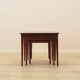 Set of three rosewood coffee tables, Danish design, 1960s, made in Denmark