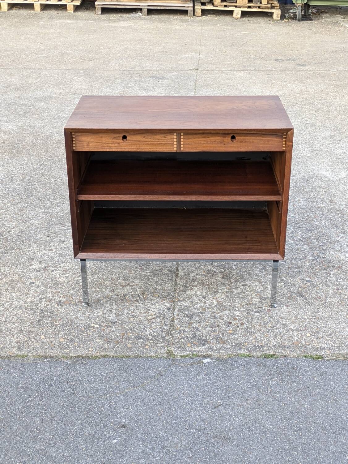 Vintage teak sideboard attributed to Poul Cadovius.