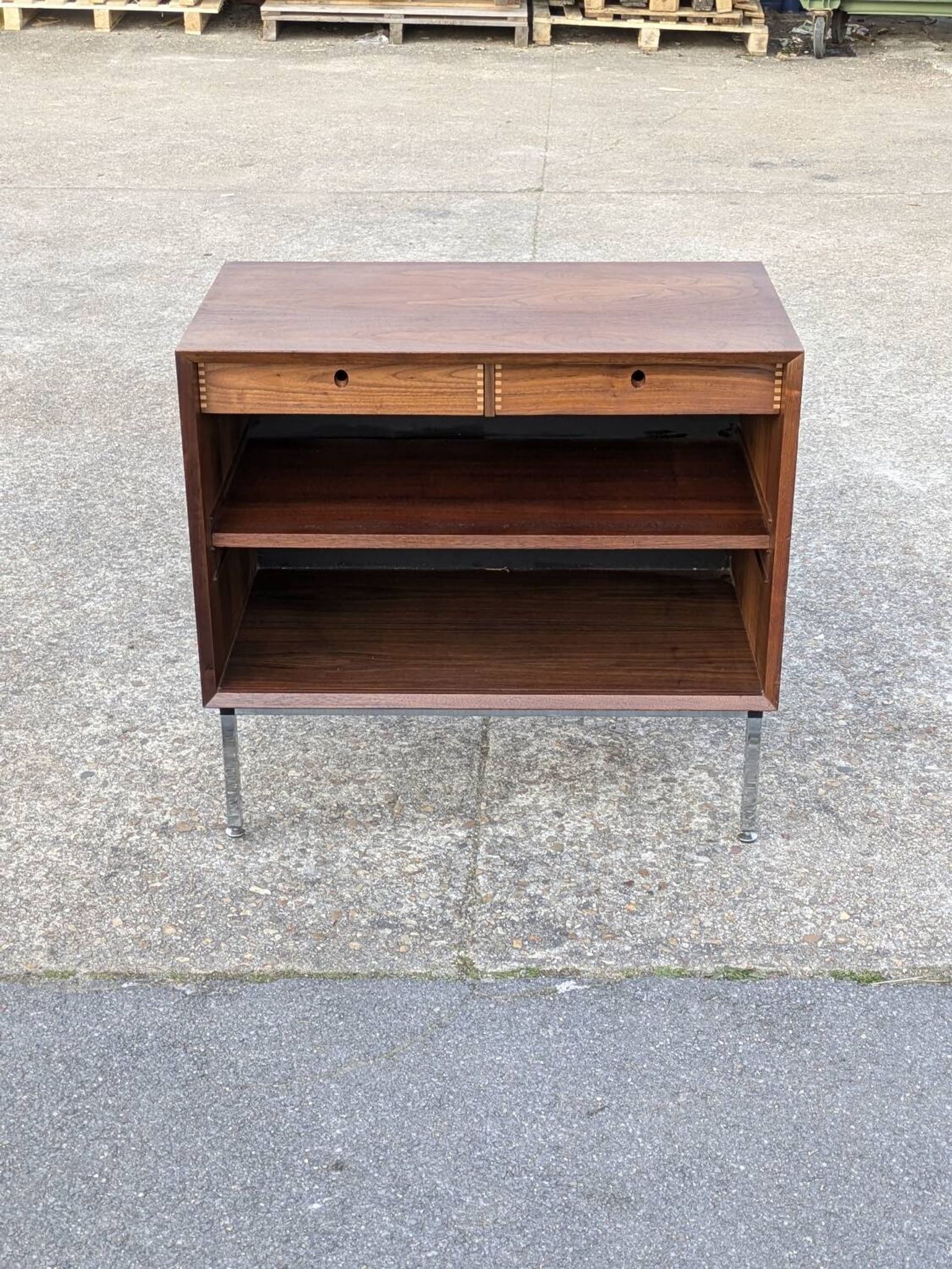 Vintage teak sideboard attributed to Poul Cadovius.