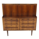 Rosewood secretary desk, Sigfrid Omann, Denmark, 1960