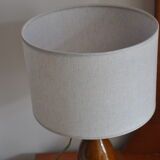 Stoneware bottle lamp