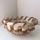 Vintage Vallauris Gold Twisted Basket Bowl? Saint Clément? Émile Tess