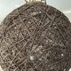 Vintage suspension Wicker ball 70s