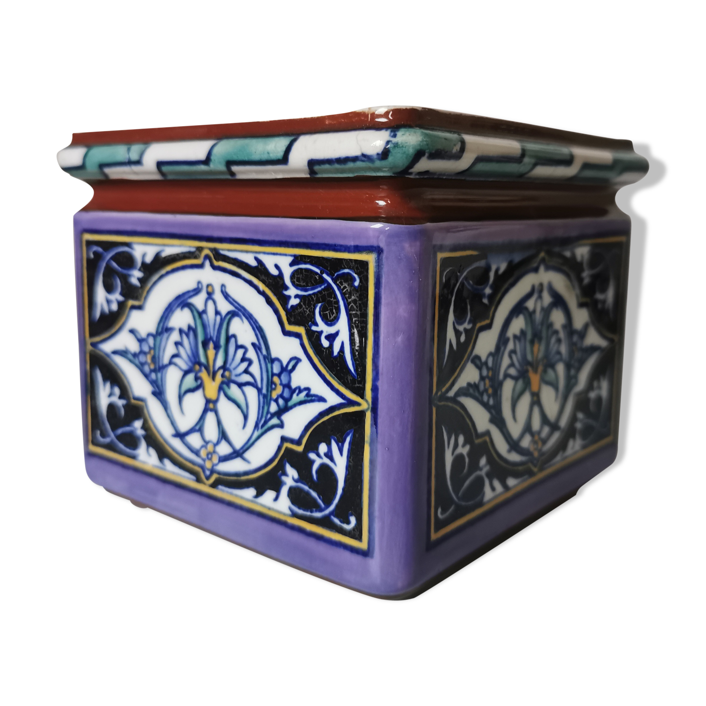 Pot deco Sarreguemines