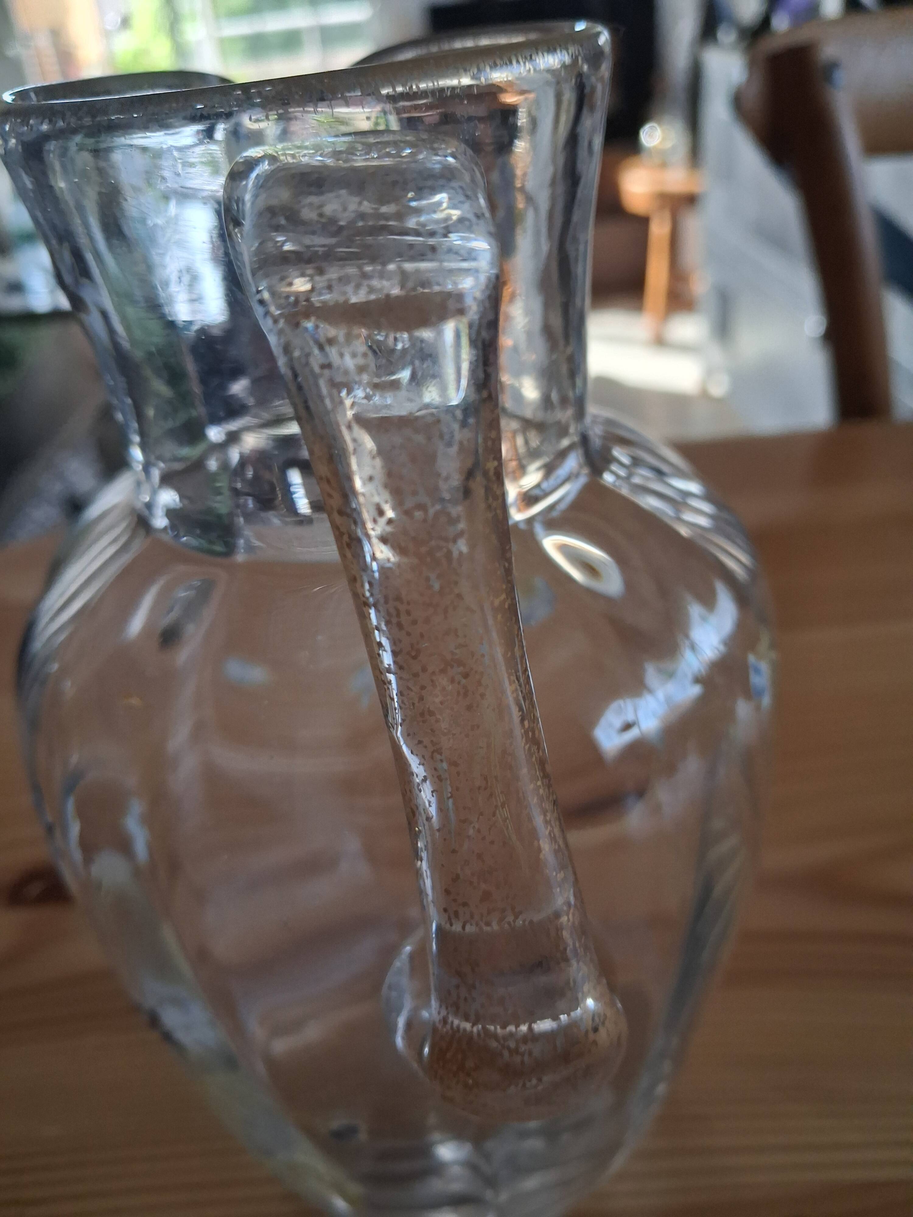 Vintage blown glass jug