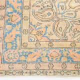 Tapis persan bleu classique 7x11, 222x330cm