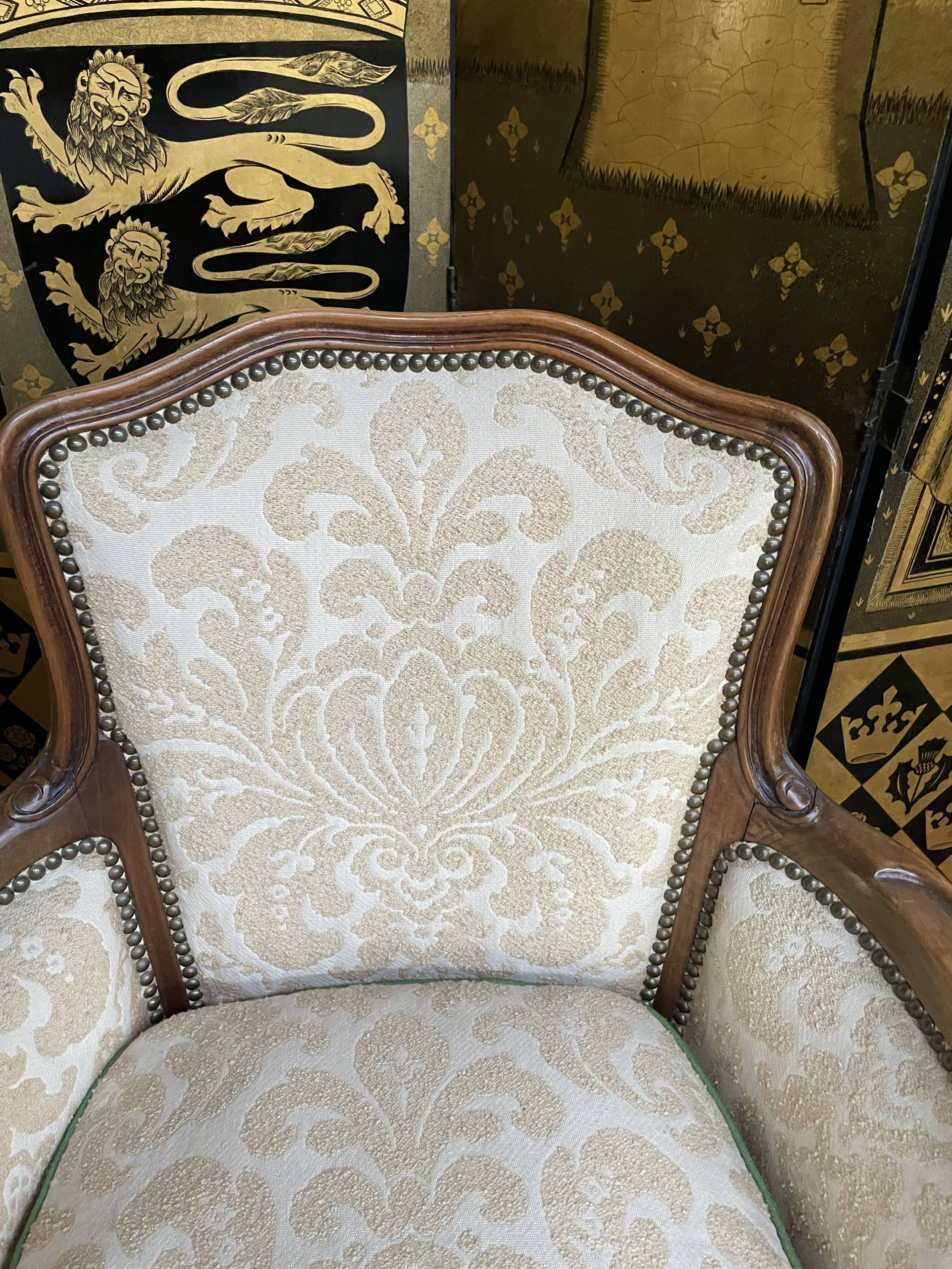 Pair of English armchairs
