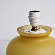 Melarti yellow sandblasted opaline lamp