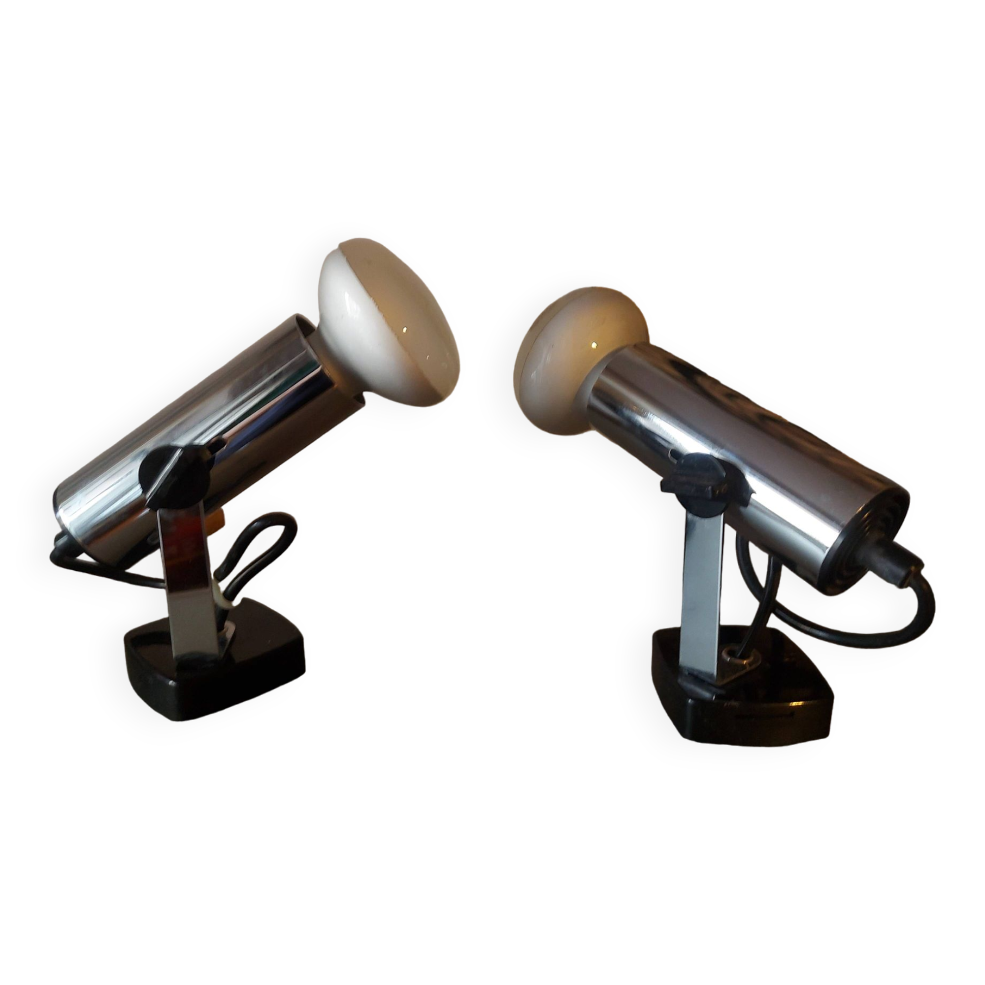 Two vintage Targetti spotlights